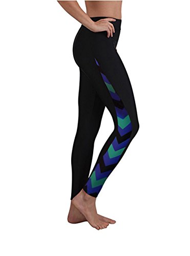 Surfing Leggings Women's Swim Tights Sun Protective Floral-5 S ...