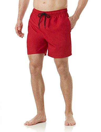 Tesla TM-MSB13-RED_X-Small Men's Swimtrunks Quick Dry Water Beach MSB13 ...