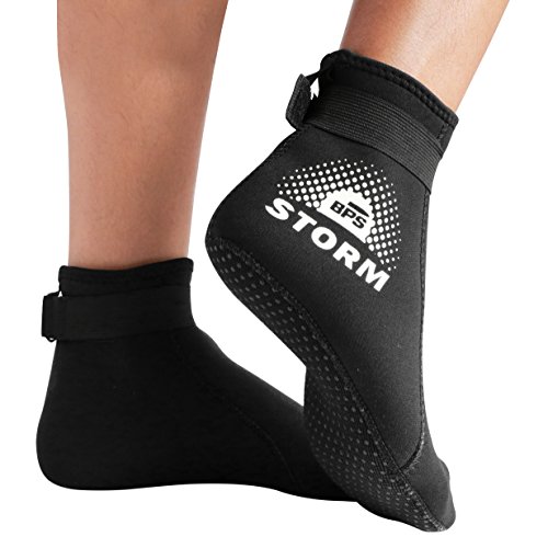 BPS Neoprene Socks (LC) - Improved Sole Grip - Black/Red Brown - XXXL ...