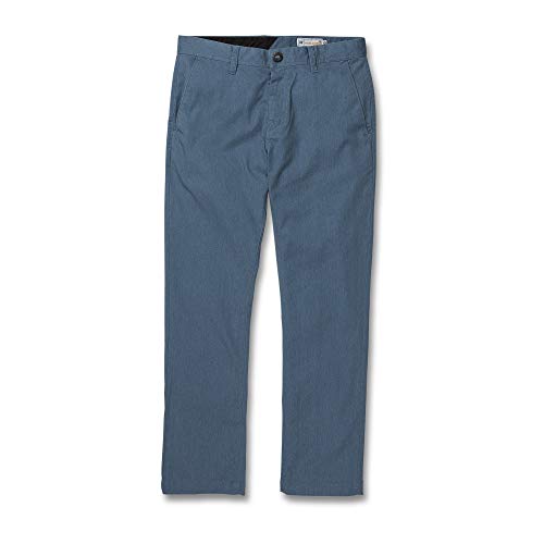 Volcom Men's Frickin Modern Fit Stretch Chino Pant, Blue Rinse, 38X32 ...